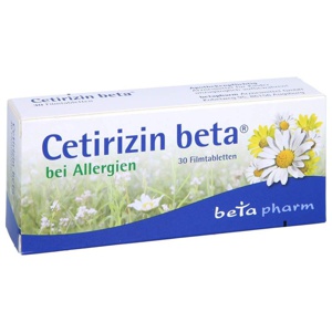 CETIRIZIN beta Filmtabletten Produktbild