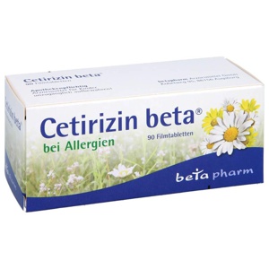 CETIRIZIN beta Filmtabletten Produktbild