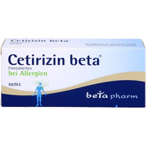 CETIRIZIN beta Filmtabletten Produktbild