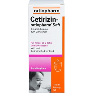 CETIRIZIN-ratiopharm Saft Produktbild
