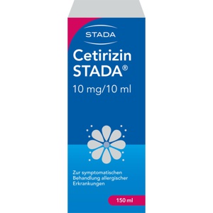 CETIRIZIN STADA Saft 10 mg/10 ml Produktbild