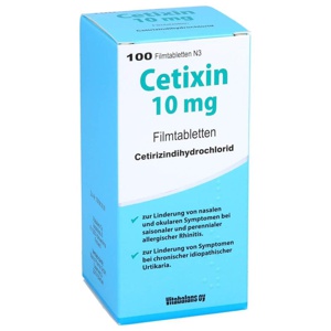 CETIXIN 10 mg Filmtabletten Produktbild