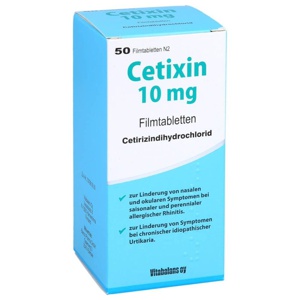 CETIXIN 10 mg Filmtabletten Produktbild
