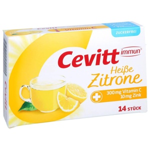 Cevitt immun heiße Zitrone zuckerfrei Granulat Produktbild