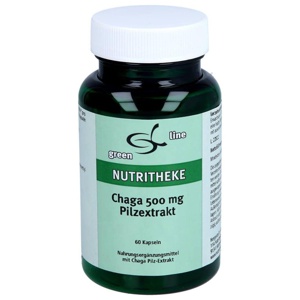 CHAGA 500 mg Pilz Extrakt Kapseln Produktbild