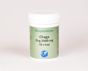 Chaga Bio 2400mg 50vk - Örtspecialisten produkt bild