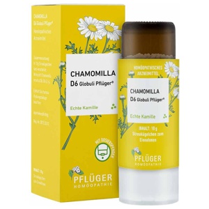 CHAMOMILLA D 6 Globuli Pflüger Globulispender Produktbild