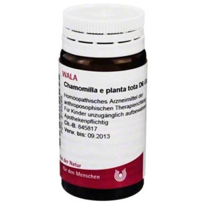 Chamomilla E Planta Tota D 6, 20 g Globuli Produktbild