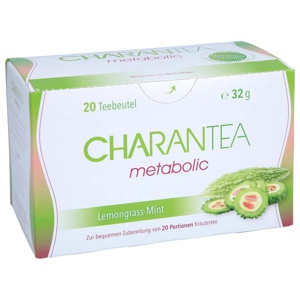 CHARANTEA metabolic Lemon/Mint Filterbeutel Produktbild