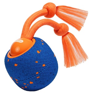 Cheerble Wicked Rolly Interakiv Hundboll med Rep Blå produkt bild