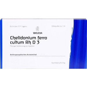 CHELIDONIUM FERRO cultum Rh D 3 Ampullen Produktbild
