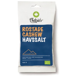 Chelsie's Rostade Cashew Havssalt 125 g produkt bild