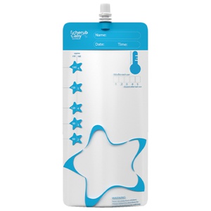 Cherub Baby Mjölkpåse Återanvändningsbar ThermoSensor (10 st) 180ml produkt bild
