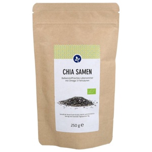CHIA SAMEN 250 g Kerne Produktbild