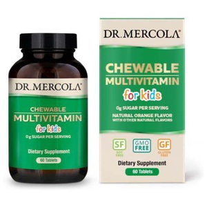 Children's Multivitamin, Fruit Flavored Chewables, 60 Tablets - Dr. Mercola product image