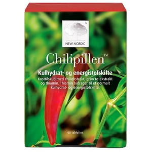 Chilipillen - 60 tabletter produktbillede