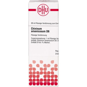 CHININUM ARSENICOSUM D 6 Dilution Produktbild