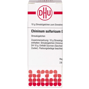 CHININUM SULFURICUM D 4 Globuli Produktbild