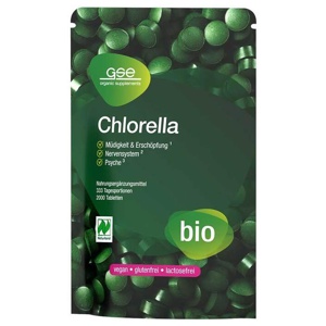 Chlorella 500 mg Bio Naturland Tabletten, 2000 St Tabletten Produktbild