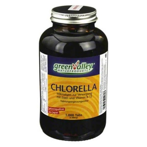 Chlorella Greenvalley 200 mg Tabletten, 1000 St Tabletten Produktbild