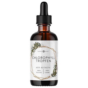 CHLOROPHYLL-Tropfen aus Alfalfa Nordic Pure Produktbild