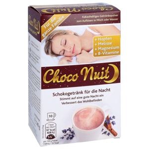 CHOCO NUIT Gute-Nacht-Schokogetränk Pulver 10 St Pulver Produktbild