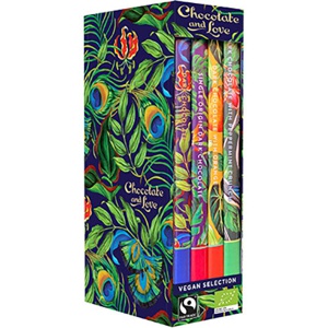 Chocolate and Love Library Box Vegan Chokolade Økologisk   320 g produktbillede