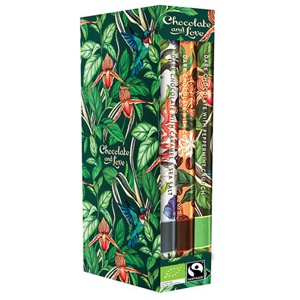 Chocolate and Love Mint Library Box chokolade Mint, Coffee & Sea Salt   240 g produktbillede