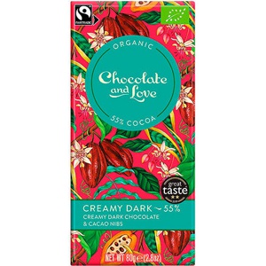 Chokolade Creamy Dark 55% Økologisk produktbillede