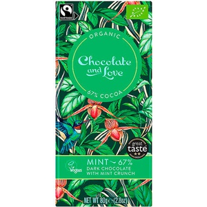 Chokolade Mint 67% Økologisk produktbillede
