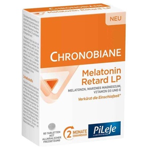 CHRONOBIANE Melatonin Retard LP 1mg Einschlaf Tbl. Produktbild