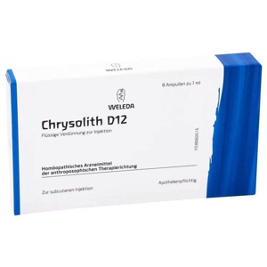 CHRYSOLITH D 12 Ampullen Produktbild