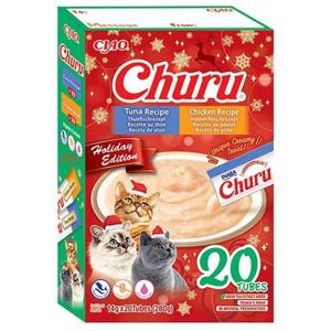 Churu Christmas Flytande Kattgodis Chicken & Tuna 20-pack produkt bild