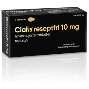 Cialis Reseptfri 10 mg tabletter 8 stk produktbilde