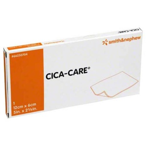 Cica Care 6x12cm dünne Silikongelplatte zur Narbenbehandlung, 1 St Gelplatten Produktbild