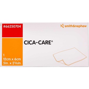 Cica-Care gele plade 6 x 12 cm 1 stk. produktbillede