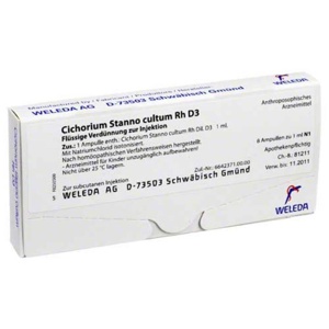 CICHORIUM STANNO cultum Rh D 3 Ampullen Produktbild