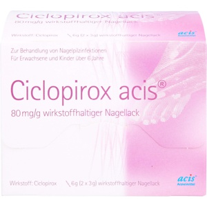 CICLOPIROX-acis-80-mg-g-wirkstoffhalt-Nagellack Produktbild