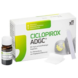 CICLOPIROX ADGC® 80 mg/g wirkstoffhaltiger Nagellack, 6.6 ml Wirkstoffhaltiger Nagellack Produktbild