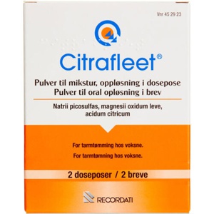 Citrafleet 0,01g+3,5g+10,97g 2 stk produktbillede