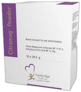 Citramag Bowel Evacuant Powder 10 x 29.5g Sachets product image