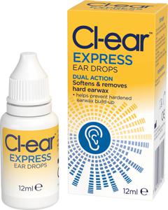 Cl-ear Express Örondroppar 12 ml produkt bild