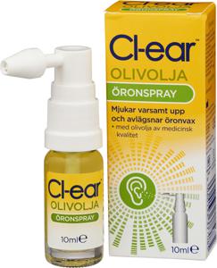 Cl-ear Olivolja Öron spray 10 ml produkt bild