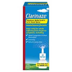 Clarinaze Allergy Control 0.05% Nasal Spray 60 Sprays product image