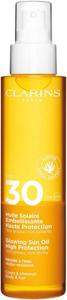 Clarins Glowing Sun Oil High Protection SPF30 Body & Hair - 150 ml produkt bild