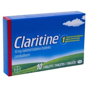 Claritine tbl 10mg n10 toote pilt
