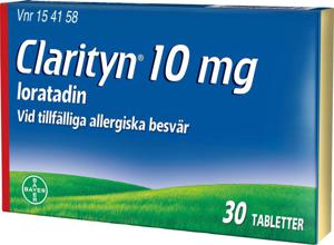 Clarityn tablett 10 mg 30 st
