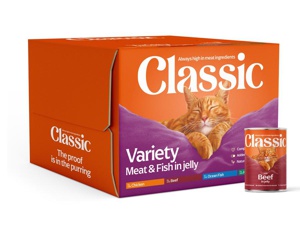 Classic Cat Meat & Fish in Jelly 24 x 400g product image