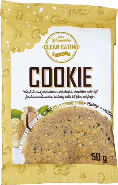 Clean Eating Cookie Hirs och Jordnötssmör 50 g
