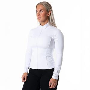 Clean Zip Långärmad Tröja Vit produkt bild